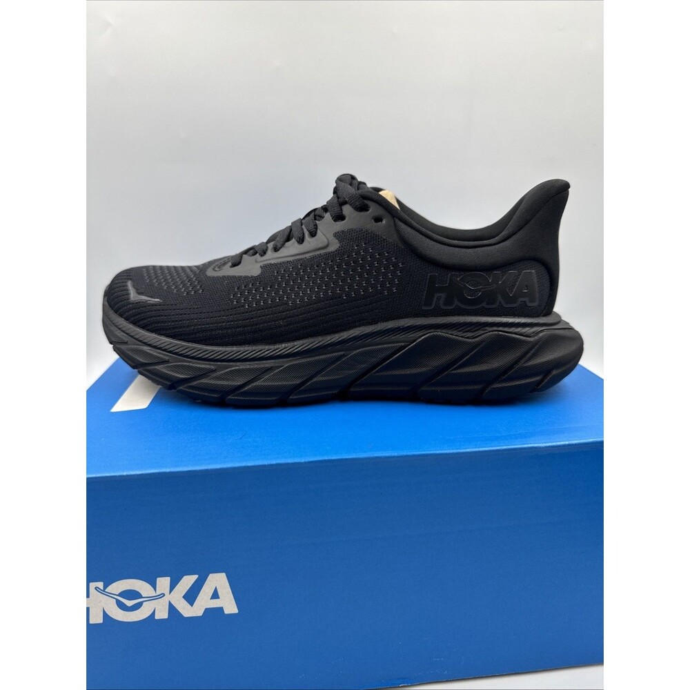 Hoka Arahi 7 Women’s Black Blackout 1147851 BBLC Walking Running Shoes Size 6B - Picture 13 of 16